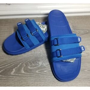 RETRO VERT Slides Triple Navy - Retro Strap Slide Size 12